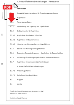 Arbeitshilfe Armaturen